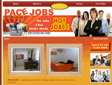 Tablet Screenshot of pace-jobs.com